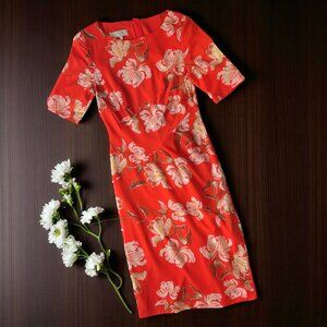 Hobbs London Stellie floral print silk sheath dress - like new!